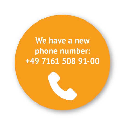 Button with telephone number